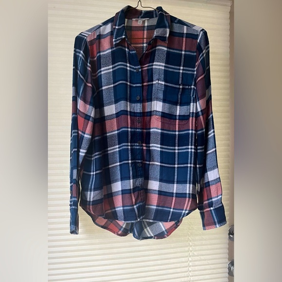 Colourful Lucky Brand flannel button up. Size small. Excellent condition. - Picture 1 of 7
